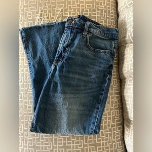 J. Crew Mid Rise Flare Crop Jeans